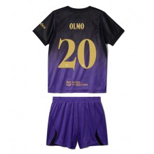 Barcelona Dani Olmo #20 Bortedraktsett Barn 2026-27 Kortermet (+ korte bukser)
